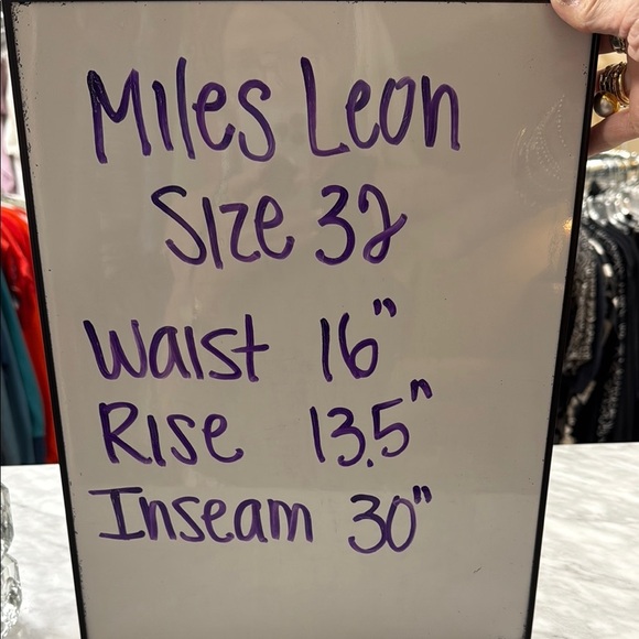 Miles Leon Olive Green Cotton Adjustable Waist Patch Pocket Chino Trouser UK32 - Picture 10 of 16